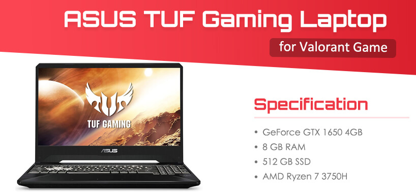 ASUS TUF Gaming Laptop for valorant