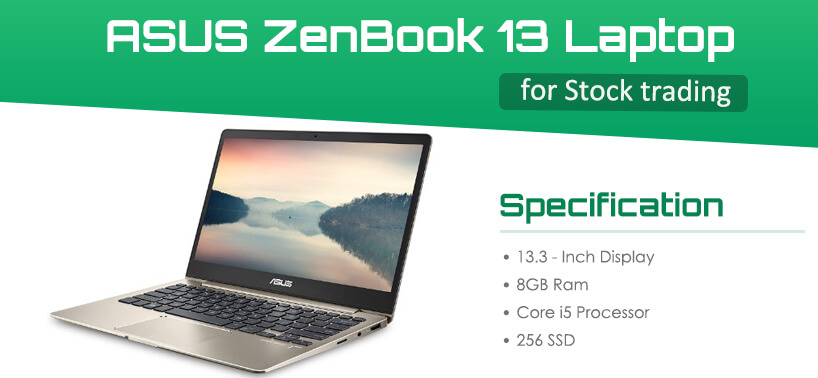 ASUS ZenBook 13 Laptop - Best Affordable for Trading