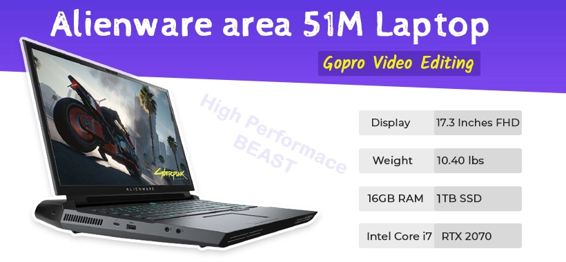 Alienware area 51M Laptop - (Heavy But Highest Performance)