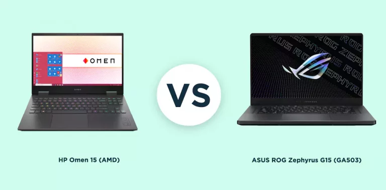 Hp Omen 15 vs. Zephyrus G15: Which laptop wins?